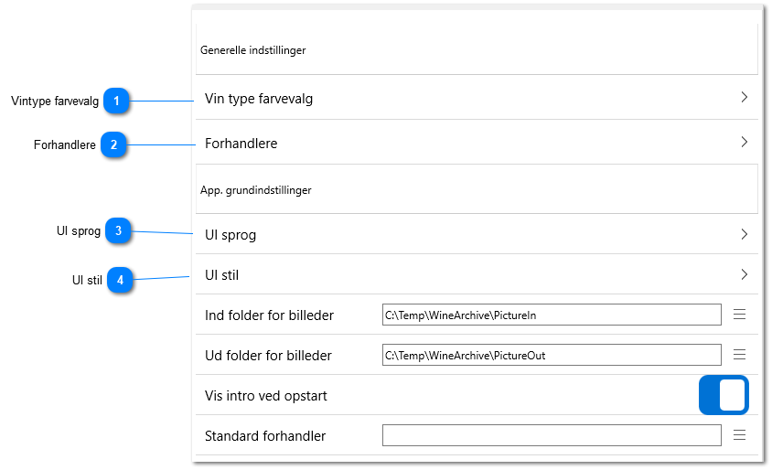5.2. App indstillinger
