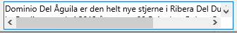5. Tekst fra OCR tekstgenkendelse